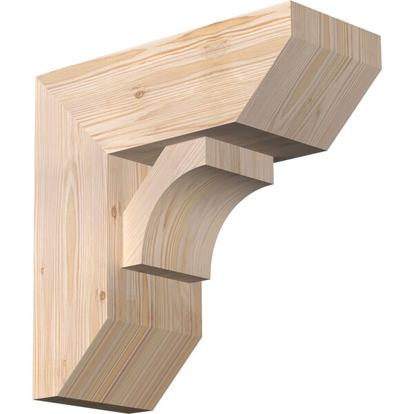 Ekena Millwork Westlake Slat Smooth Bracket w/ Offset Brace, Douglas Fir, 7 1/2"W x 18"D x 18"H BKT0806X18X18WTL06SDF - main